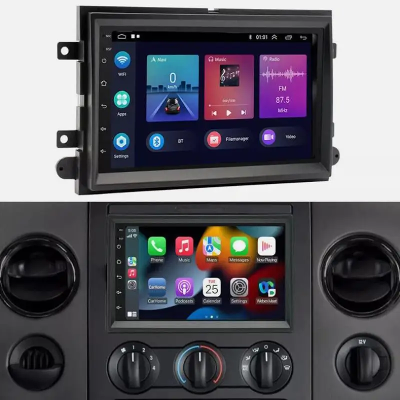

7'' Android 13 CarPlay Car Radio For 2013 2014 Ford F150 Raptor GPS FM Player Radio Stereo Player Navigation GPS