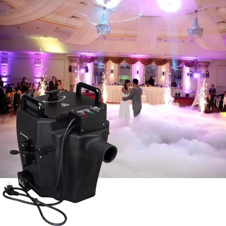 Party Festival Stage Low Lying Fog Machine 3500W Wedding Dry Ice Fog Machine