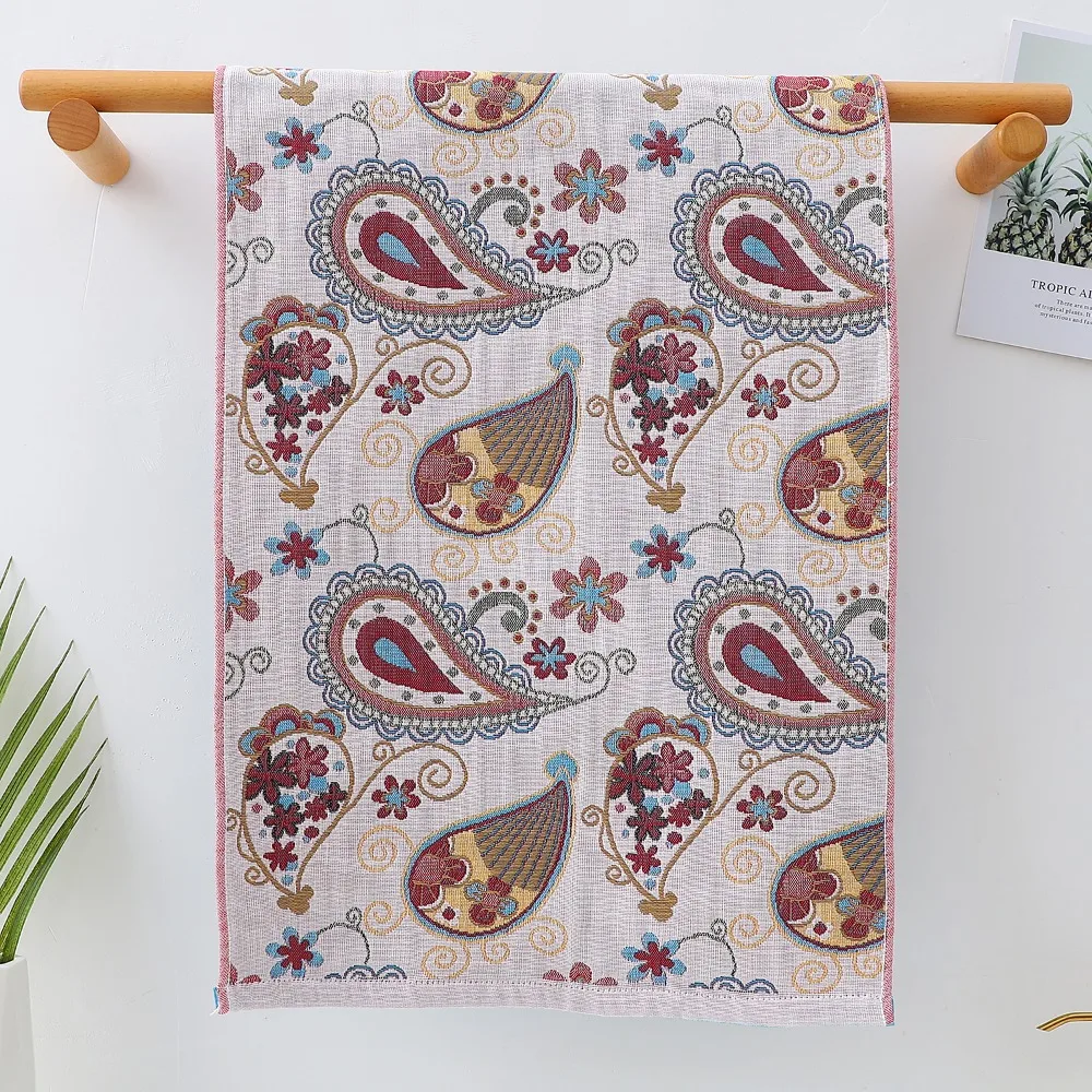 New 36x74cm Face Towels 5 Layer Cotton Gauze Soft Large Hand Towel Decorative Absorbent Pure Cotton Dish Cloth for Children