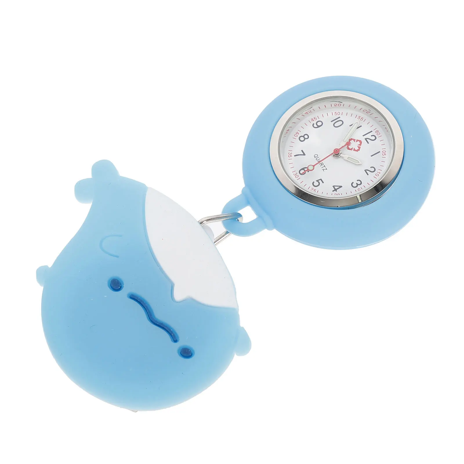 

Hanging Nurse Pocket Watch Retractable Design with Large Dial Comfortable Ergonomic Clip for Nursing Light Rope