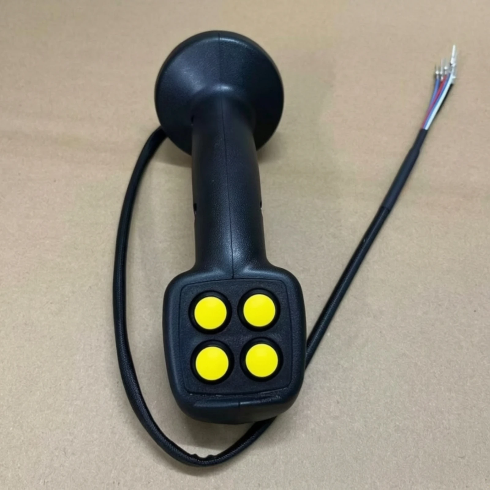 Loader Control Handle with Push Buttons Hand-Operated Switch Assembly Spare Part Compact
