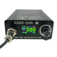 KSGER C245 Soldering Iron Station Welding Tools For JBC Tips Mobile Phone Repair Lead-free 180W 3s Heating Speed Sleep Stand