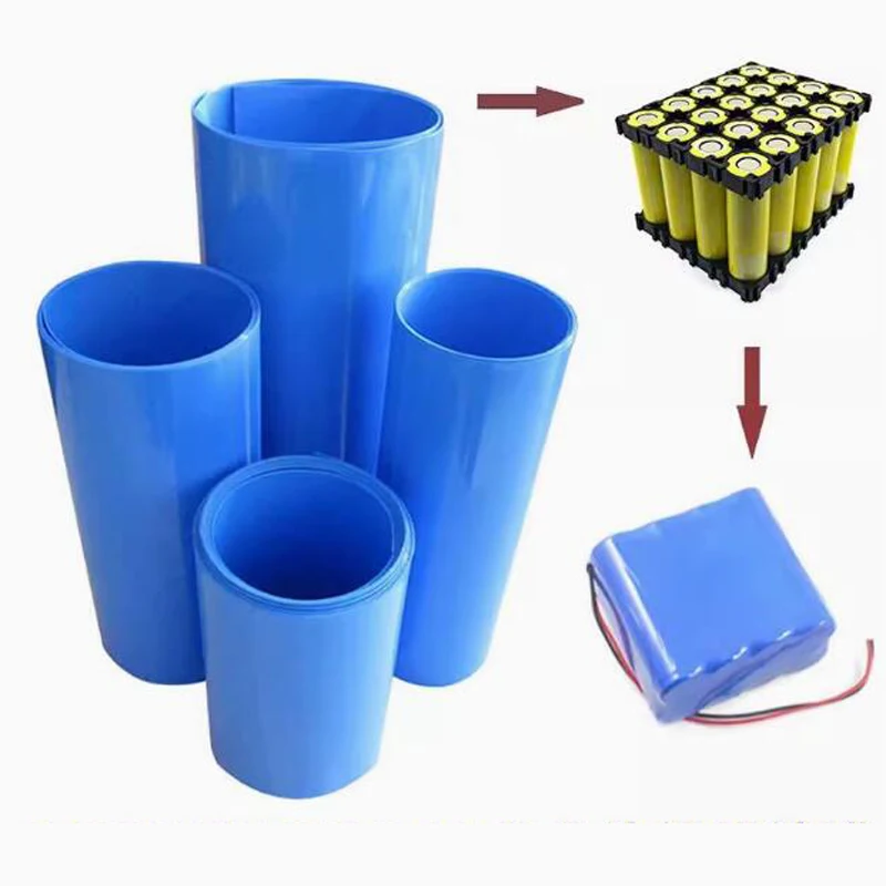 

Термоусадочная трубка из ПВХ, черная 18650 21700, литиевый аккумулятор, термоусадочная упаковка, защитная кожа, термоусадочная трубка