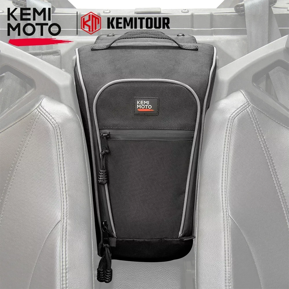 

KEMIMOTO UTV 1680D Black Wear Resistant Seat Center Storage Bag Compatible with Polaris RZR PRO XP, RZR PRO XP4 2020-2022 2023