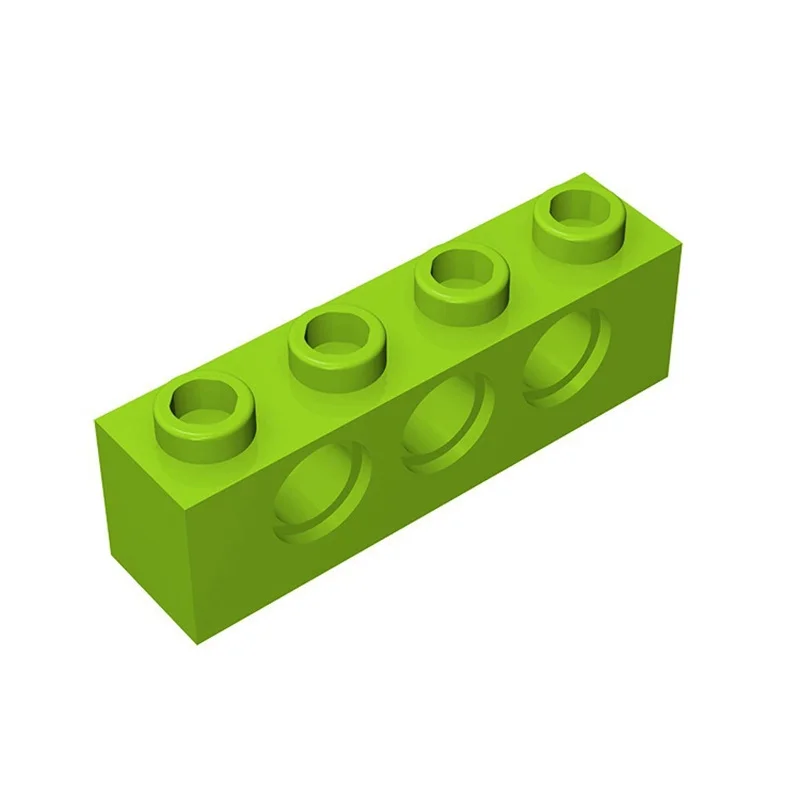 50 Stück 3701 Technik-Stein 1 x 4 mit Loch, Bausteine-Kollektion, Modulares GBC-Spielzeug für technische MOC-DIY-Bauwerke, kompatibel mit Bausteinen – Detail 3