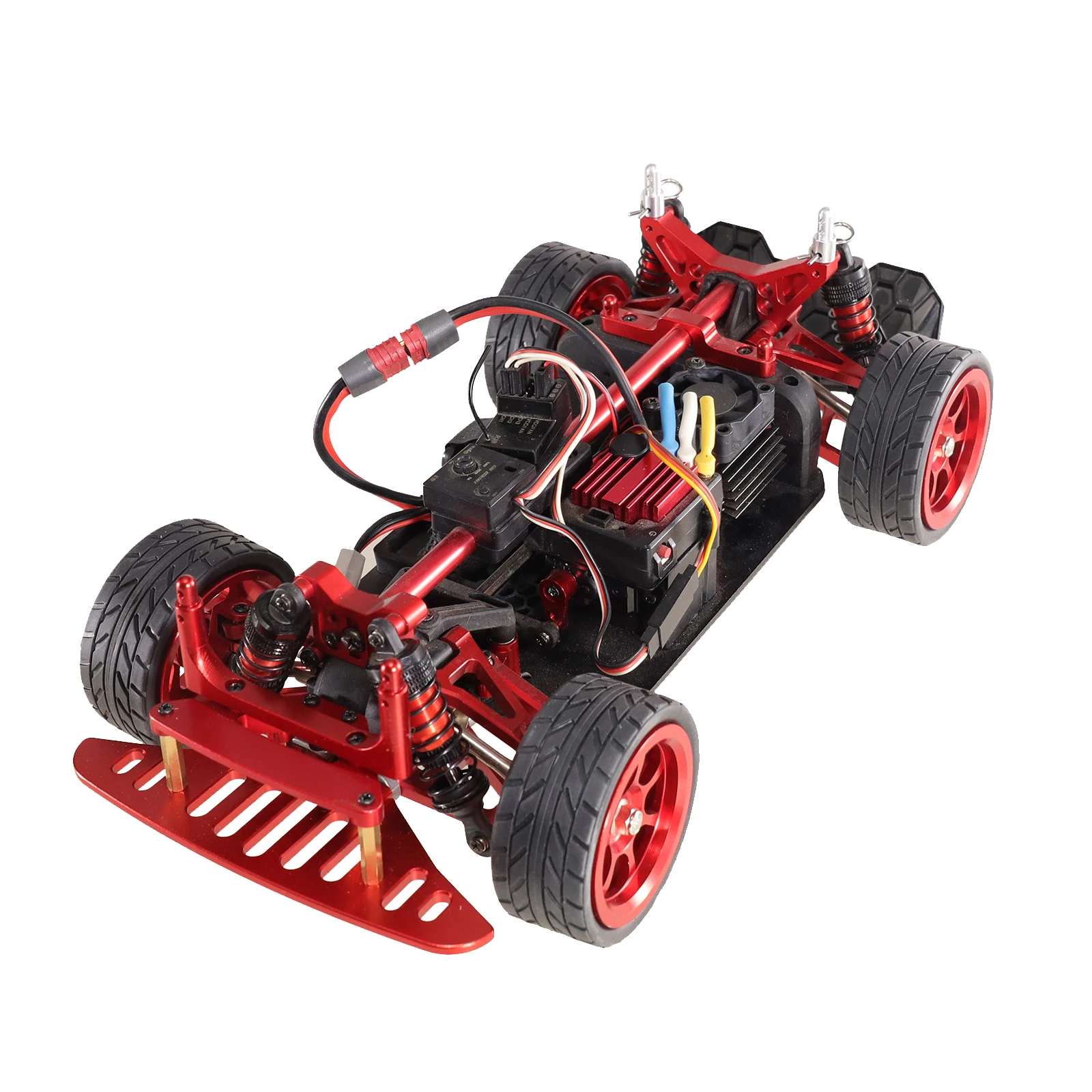 Peças de fixação de pilar de carro frontal de metal para colisão frontal mjx hype go 14301 14302 14303 1/14rc acessórios de atualização de carro