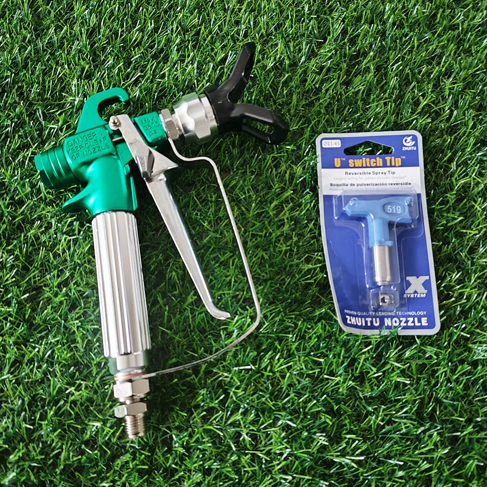 New 517 Head Rotary Joint 3600PSI High-Pressure Airless Spray Gun 1/4 Joint Airless Spray Machine Universal