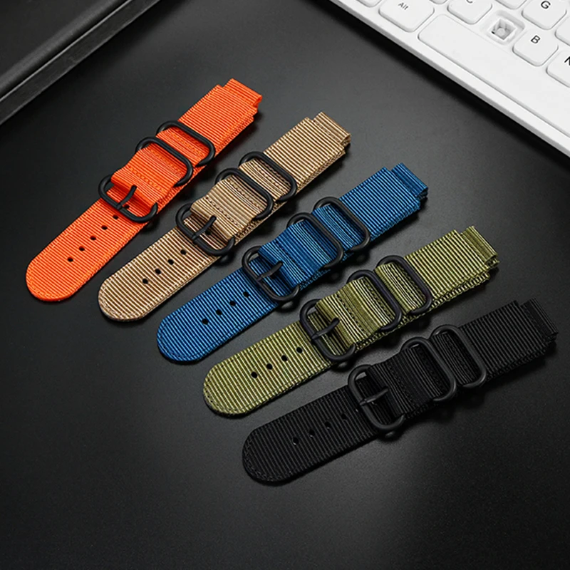 For G-SHOCK Casio GA-110 GA100 GBA-800 GA-800 GMA-B800 GBD-800 GA800/810 Waterproof Sports Nylon Watch Strap Watchband 16mm