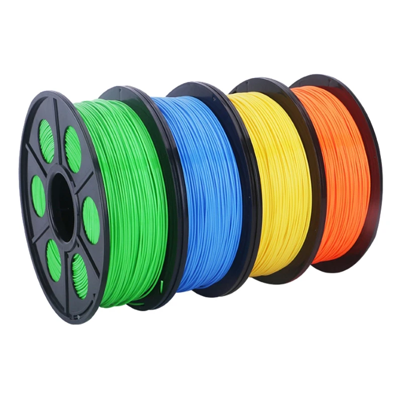 1pc PETG 3D Filament 1KG 1 Rolls 1.75mm +/-0.02MM 3D Printing Filament Neatly Wound Filament 8 Colors 3D Printing Material