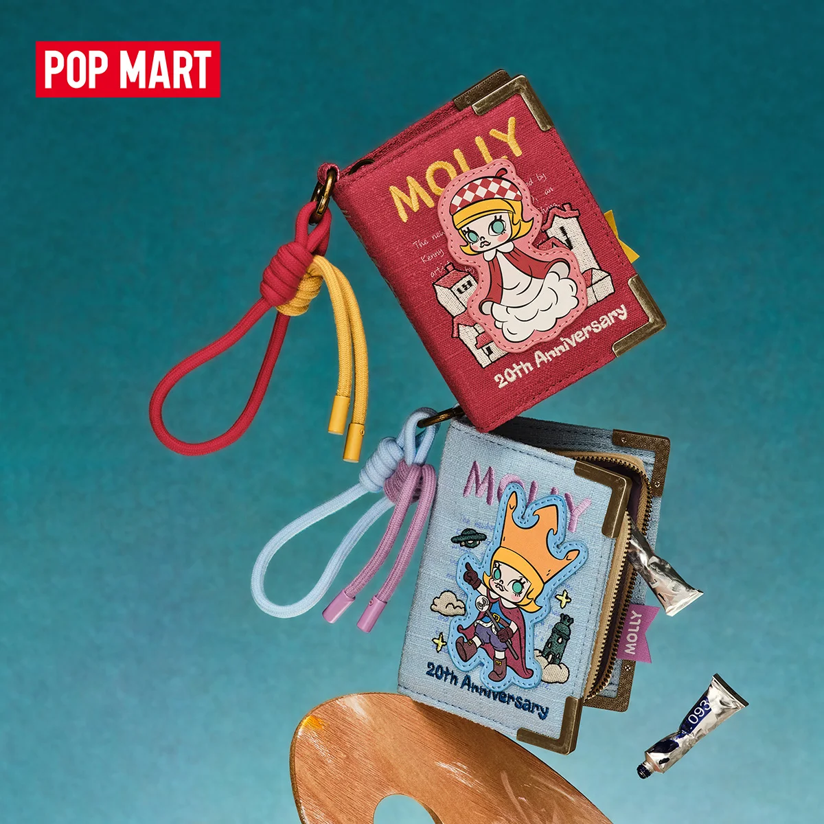 【EU EXCLD】POP MART MOLLY Scenery Along the Way Series - Mini Album Souvenir Sac Blind Box 1PC/6PCS Figurine de Collection Mignonne