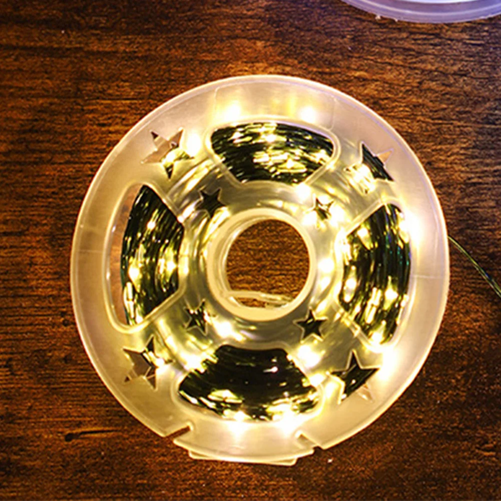 10-50 متر LED سلسلة أضواء الجنية الخضراء سلك في الهواء الطلق عيد الميلاد ضوء شجرة جارلاند للعام الجديد شارع المنزل ديكور حفلات الزواج #6