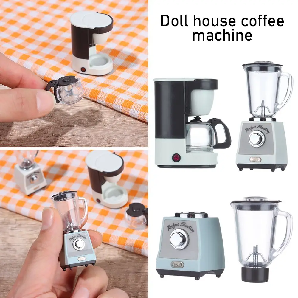 Regalo Display per tazze da caffè 1:12 Casa delle bambole Caffettiera Caffettiera Mobili da cucina Casa delle bambole Accessori in miniatura