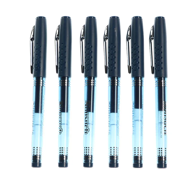 3pcs Baoke Blue Black Gel Pen PC988 Doctor Prescription Pen Large Capacity 0.5mm Blue Black Pen Children'S Stationery Gifts