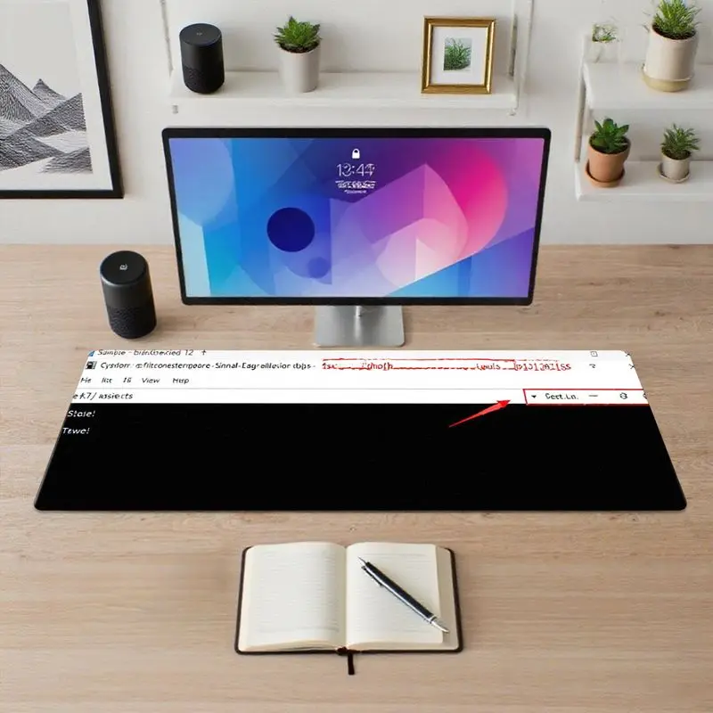 لوحة ماوس ألعاب كبيرة، 31.5 بوصة × 11.8 بوصة، سطح أملس، قاعدة مضادة للانزلاق، مثالية لإعداد المكتب والألعاب