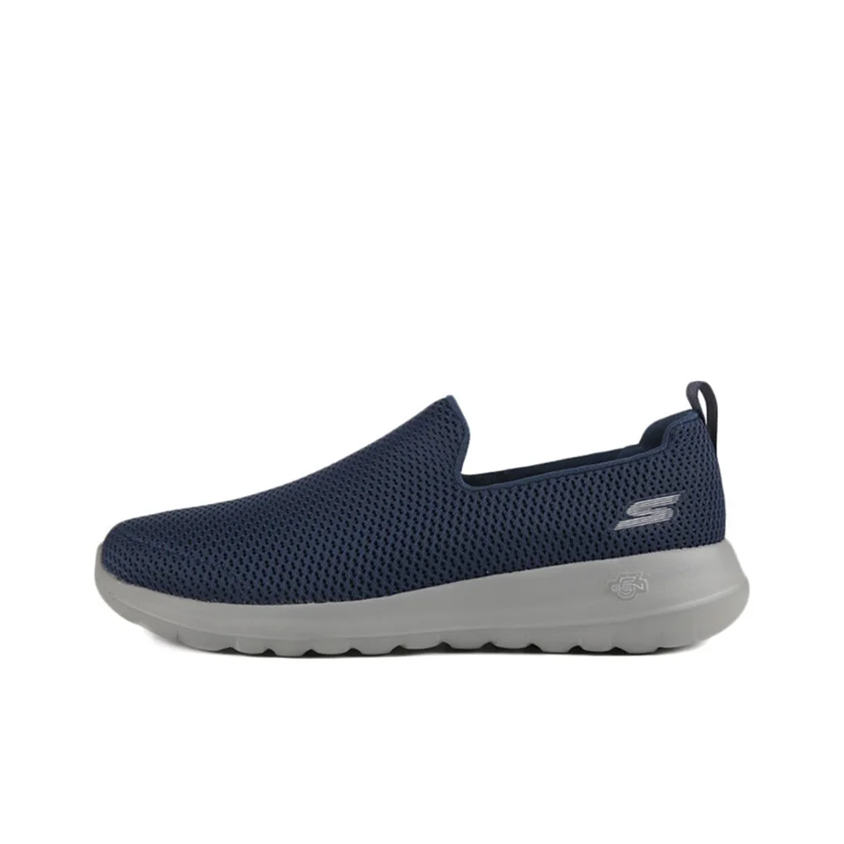Skechers GO WALK Ma Fabric Cushioning Breathable Cushioning Breathable Low top Casual Running Shoes Men's Marine Blue 54600-NVGY