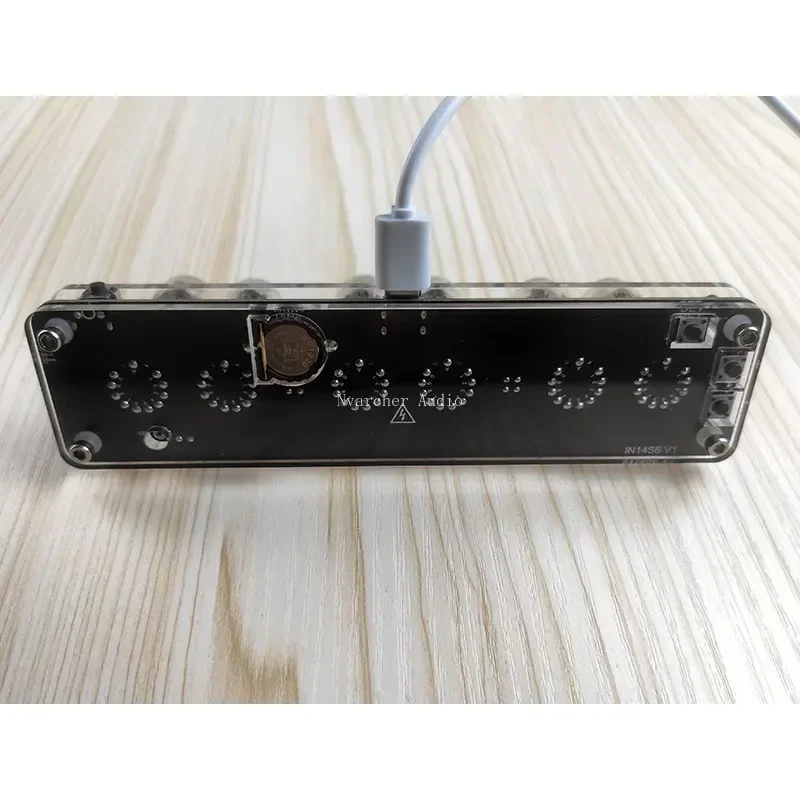 Nvarcher  6-bit IN-14 glow tube clock IN14  Excluding lamp tubes