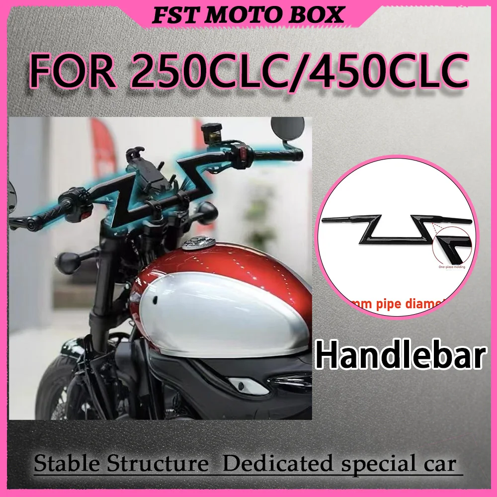 FOR Thickened Aluminum Alloy Lightning Handlebar 250CLC/450CLC Anodized AntiRust Resistant to Bumps And Deformation for Enhanced