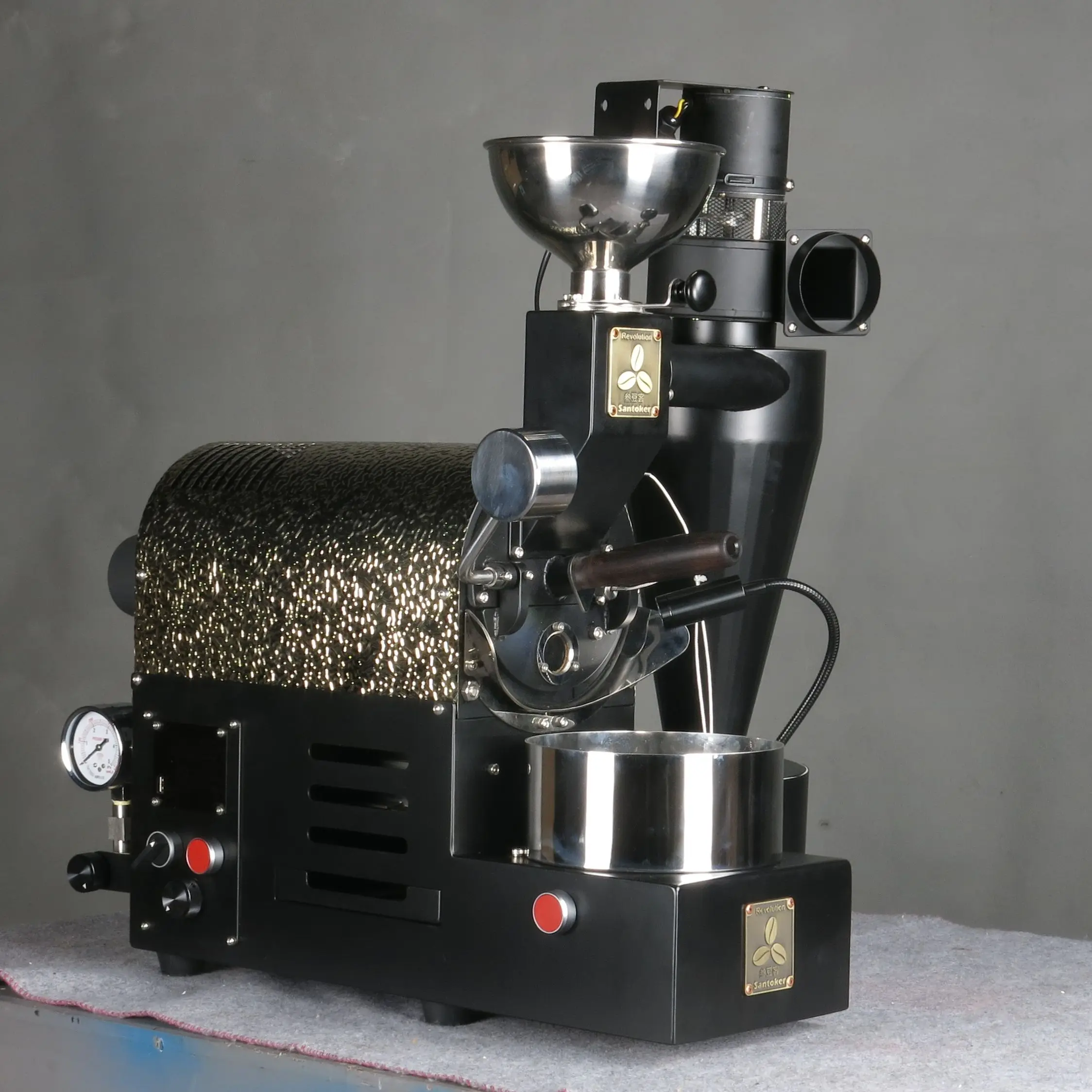 Coffee Roasting Machine Home Commercial Black White Semi-hot Air 50-300g