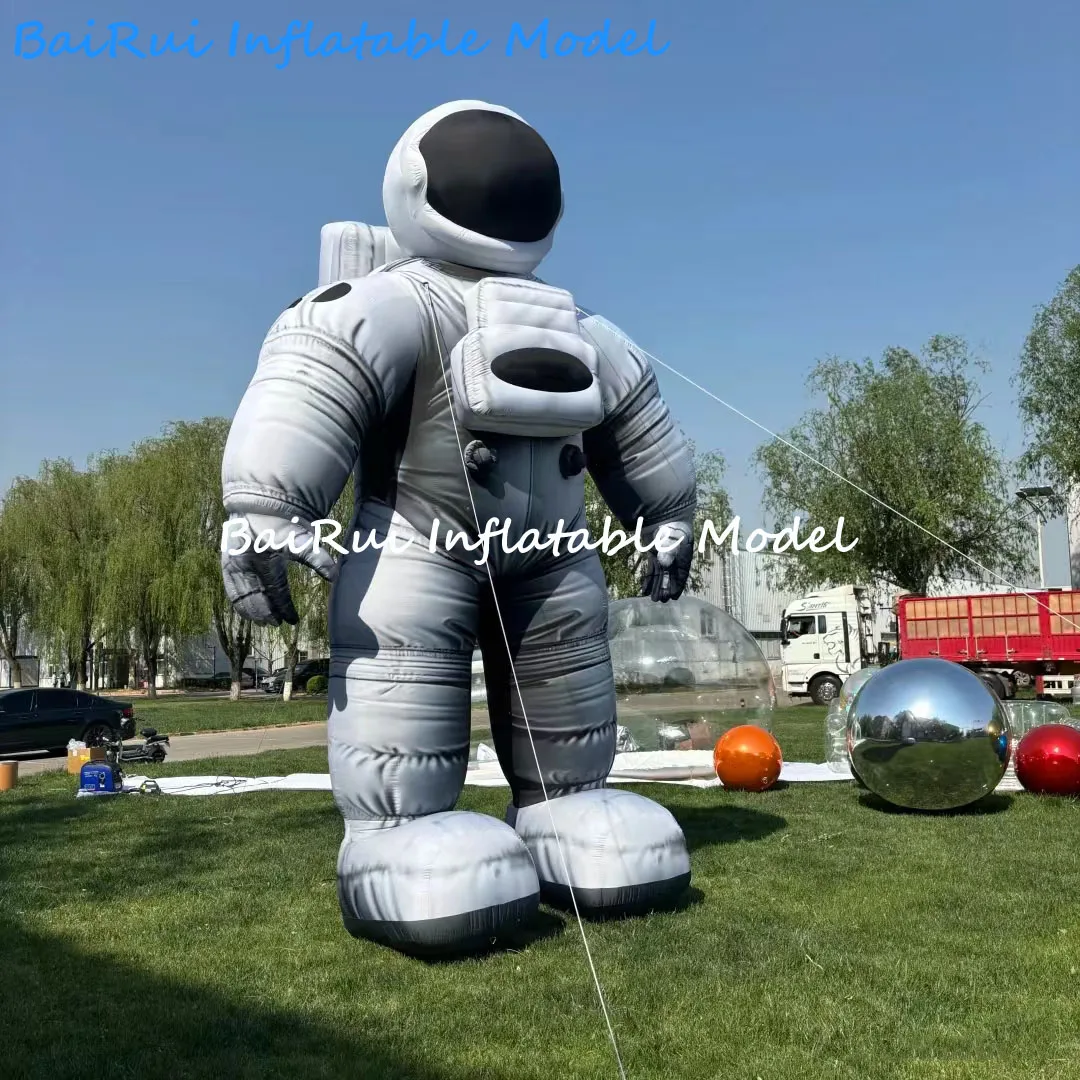 Floating Space Explorer Astronaut Inflatable with Glowing LED Suit for Galactic Themed Parties and Out of This World Events
