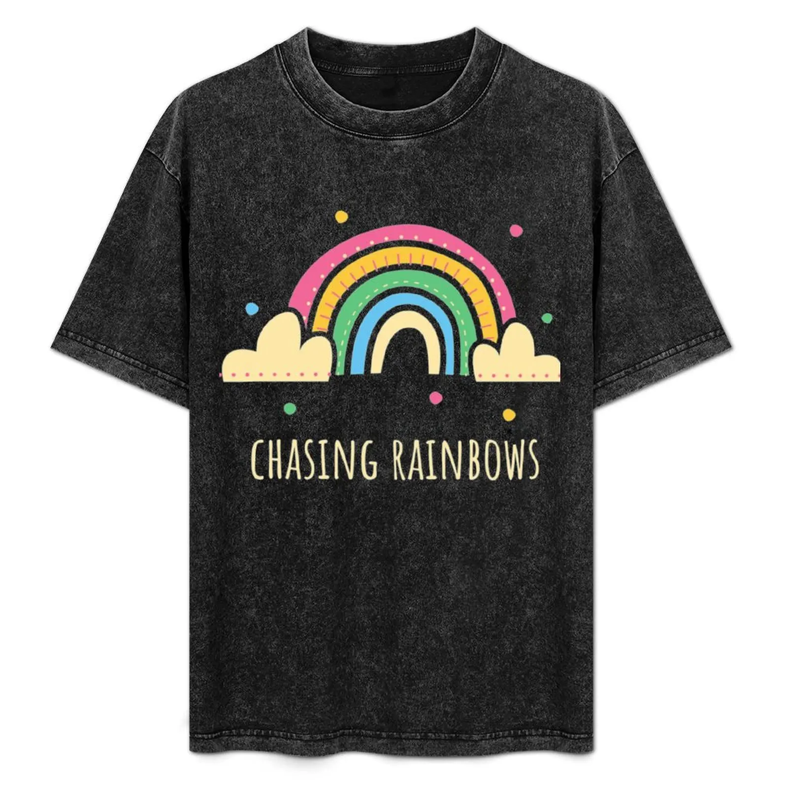 chasing rainbows T-Shirt Work Outdoor Short Sleeve Tee