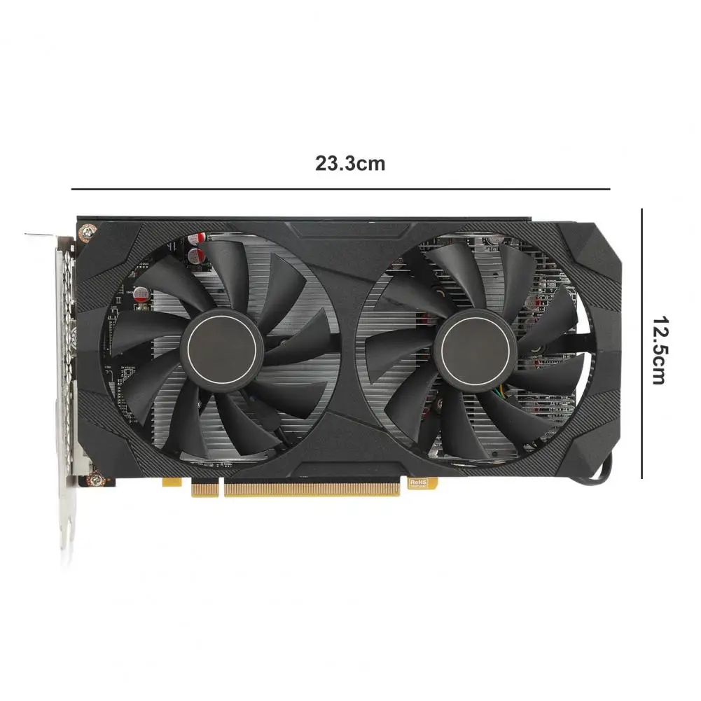 بطاقات الرسومات RX 580 8G 2048SP 256Bit GDDR5 DP DVI GPU RX580 8G بطاقة الفيديو