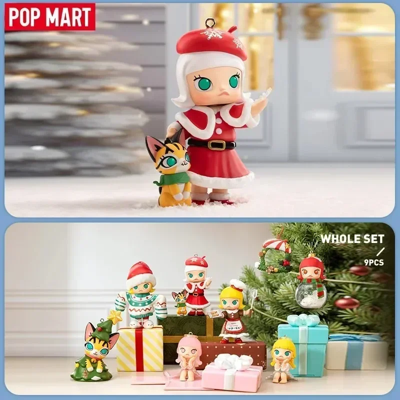 

POP MART MOLLY Castle Miracle Box Series — милая аниме-фигурка, глухая коробка, загадочная коллекция игрушек, случайная настольная сумка для догадок