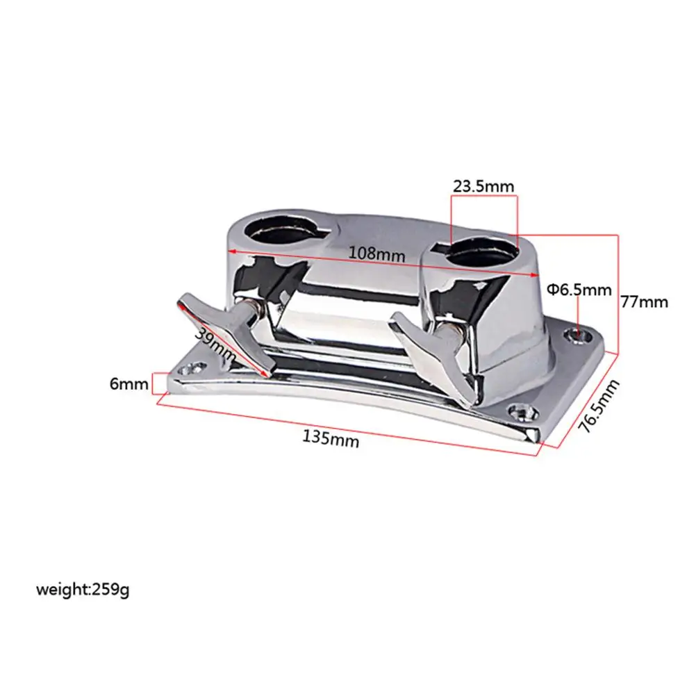 

Double Tom Holder Clamp Drum Bracket Accessories Bass Hardware Parts Mount Base Brackets Drum Connector Tom Cymbal Holder