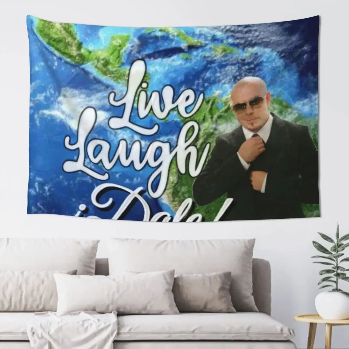 

Pitbull Live Laugh Dale! Tapestry Room Decor For Girls Kawaii Room Decor Room Decor Home Decorations Aesthetic Tapestry