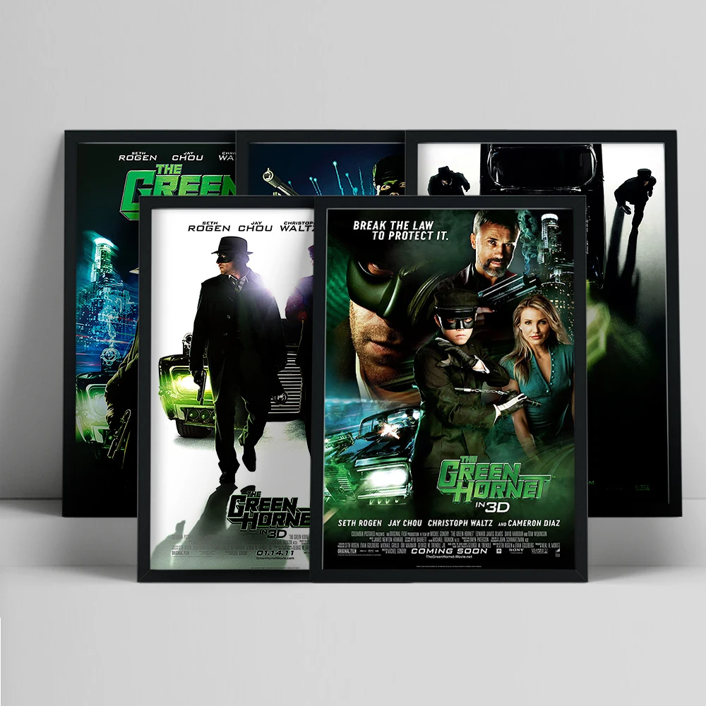 The Green Hornet Film Print Art Poster Movie Wall Stickers Video Room Cinema Decor Modern Canvas Painting