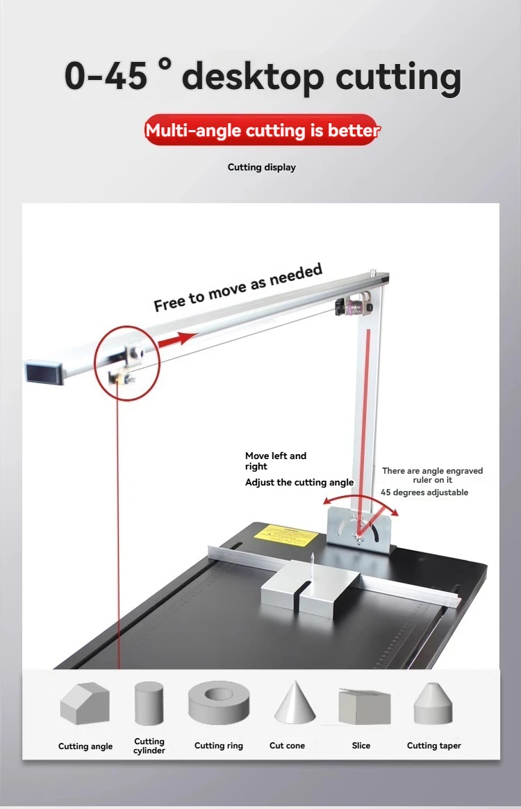 KSR-5038-25 Electric Foam Cutting Machine 110V/220V Foam Pearl Cotton Cutting Machine Vertical Sponge EPS Hot Cutting Machine