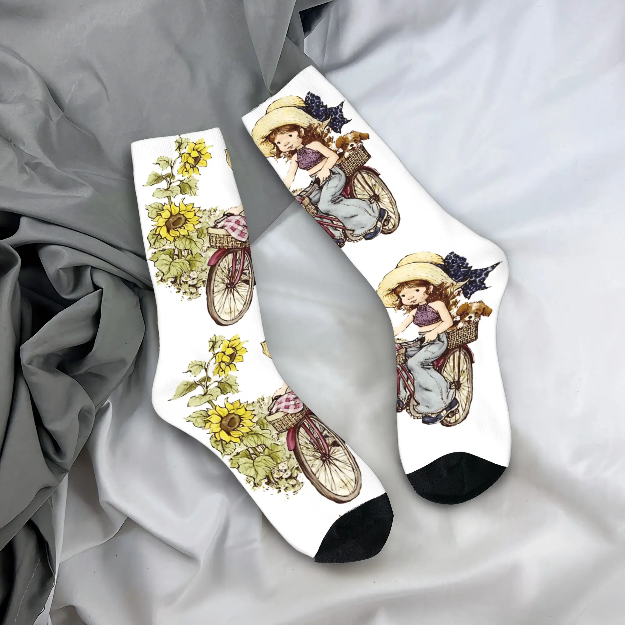 

Сара kay Девушка с велосипедными носками Осенние чулки Готические мужские удобные носки с принтом Спортивные носки на открытом воздухе против пота