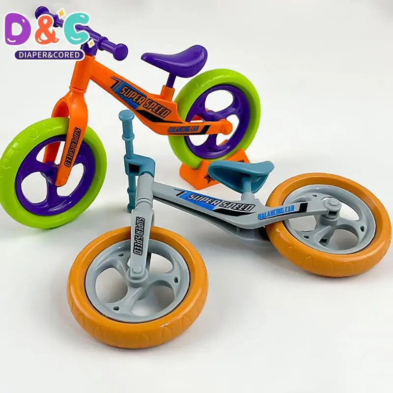 Cartoon Creative Carrot Bike DIY Assembled Building Block Bicycle Static Model Decompression Toy Small Gifts