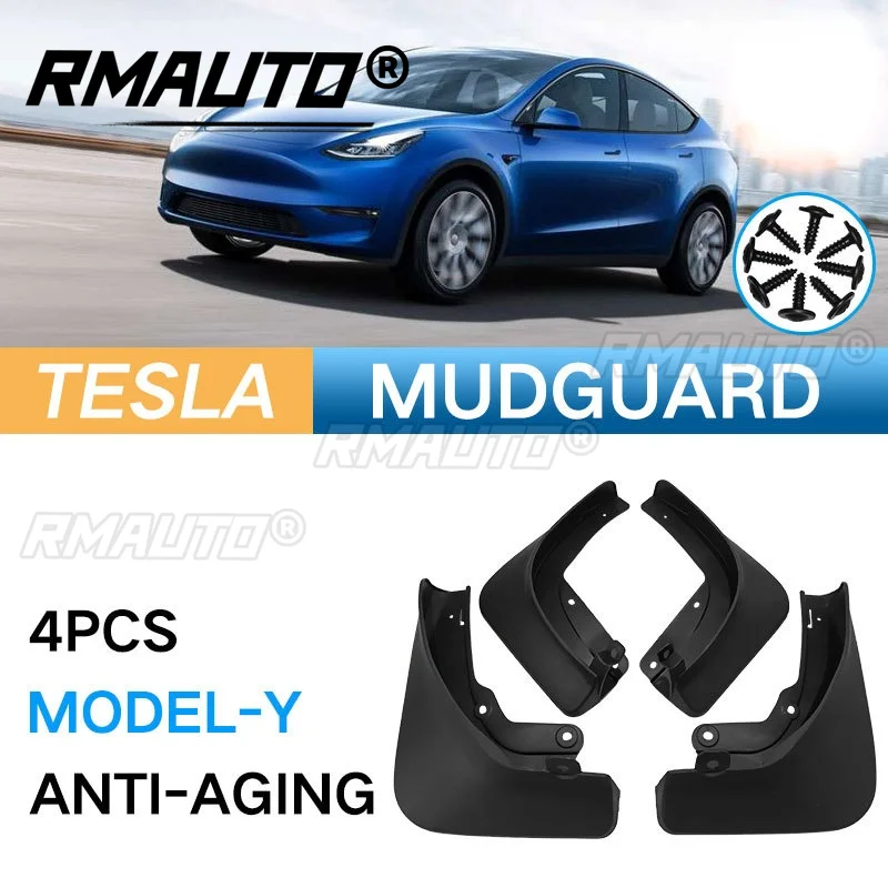

Автомобильное крыло для Tesla Model Y 2021, высококачественные брызговики, брызговик, брызговик, крыло Mire, аксессуары для стайлинга автомобилей