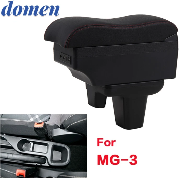 

For MG MG3 armrest box For New MG 3 car armrest box Internal modification USB charging Ashtray Car Accessories