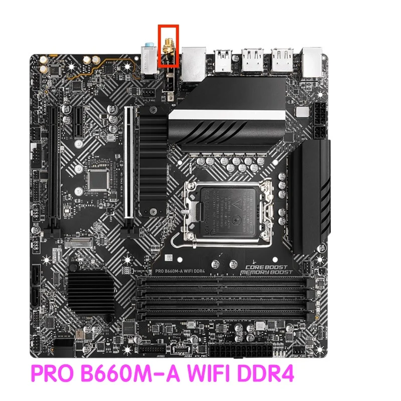 

Suitable For MSI PRO B660M-A WIFI DDR4 Motherboard PRO B660M LGA 1700 DDR4 Mainboard 100% Tested OK Fully Work