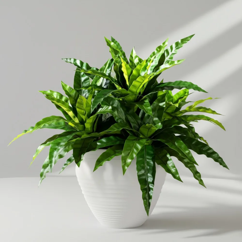 

4 шт. реалистичные искусственные птичьи гнезда папоротник искусственные растения для внутреннего и наружного декора домашнего офиса