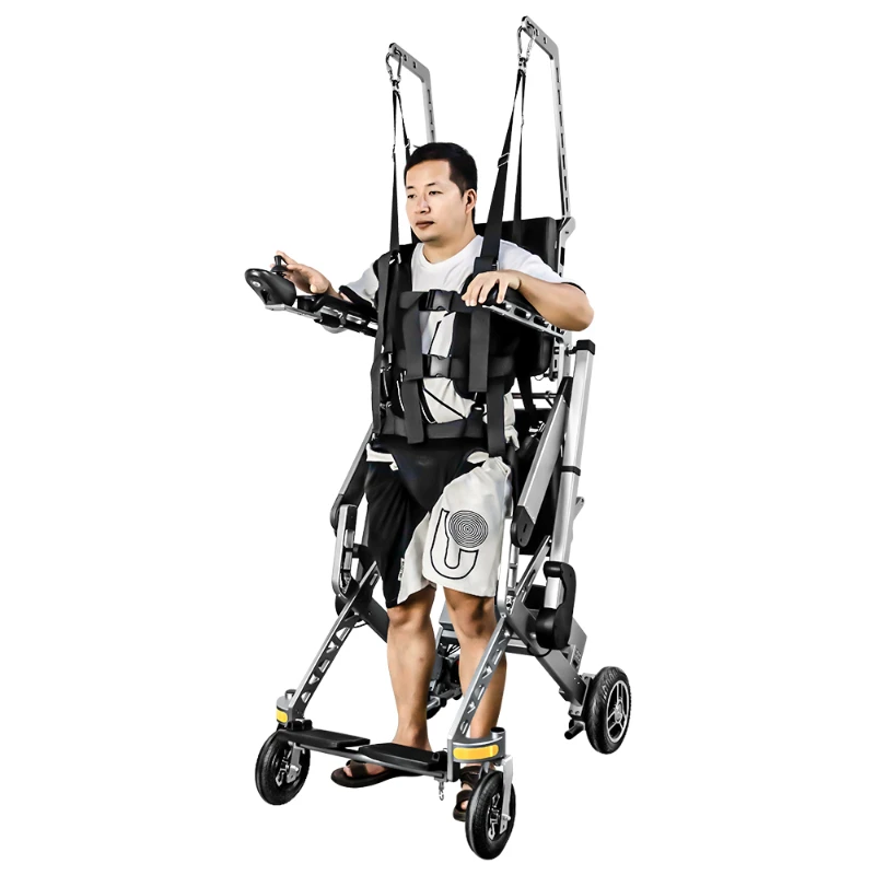 Elderly walking robot walking aid sitting device stroke hemiplegia walking aid cerebral infarction rehabilitation