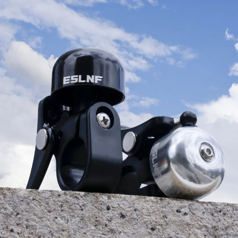   ESLNF دراجة الإبهام جرس القرن المقود الدراجات دعوة جهاز إنذار للتحذير سلامة دراجة سبيكة حلقة هش الصوت الجبلية الطريق الدراجة الملحقات