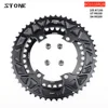 ストーンダブルチェーンリングbcd,110mm,4ボルト,105 r7100 ultegra r8100 r9200 dura,ロードバイク用,チェーンリング 1