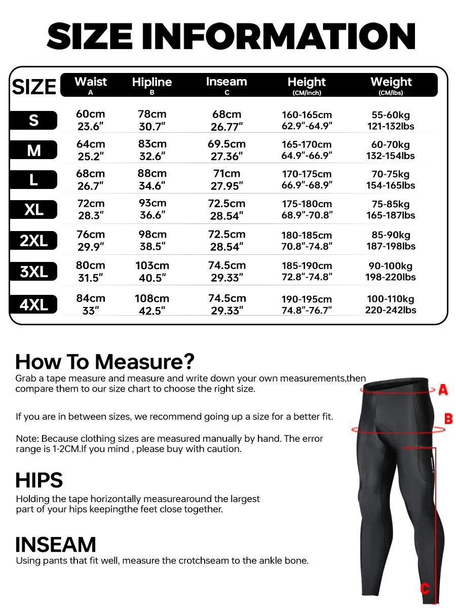 X-TIGER Männer Radfahren Lange Hosen 5D Gel Gepolsterte Lange Fahrrad Hosen Strumpfhosen Leggings Outdoor Reiten Mountain Road Fahrrad Lange Hosen – Detail 2