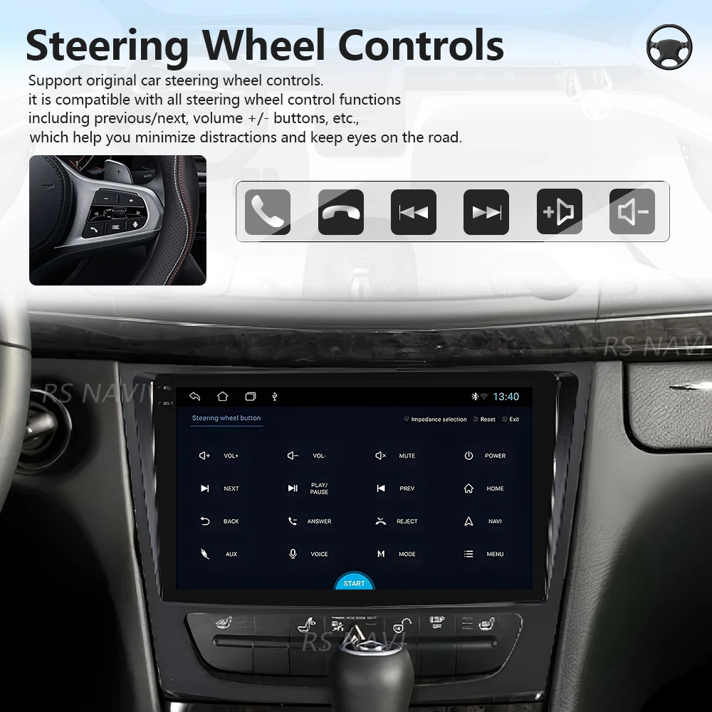 Android 16 For Mercedes Benz E-class W211 2002 - 2008 Carplay Auto Car Radio Multimedia BT 4G Stereo app control Snapdragon