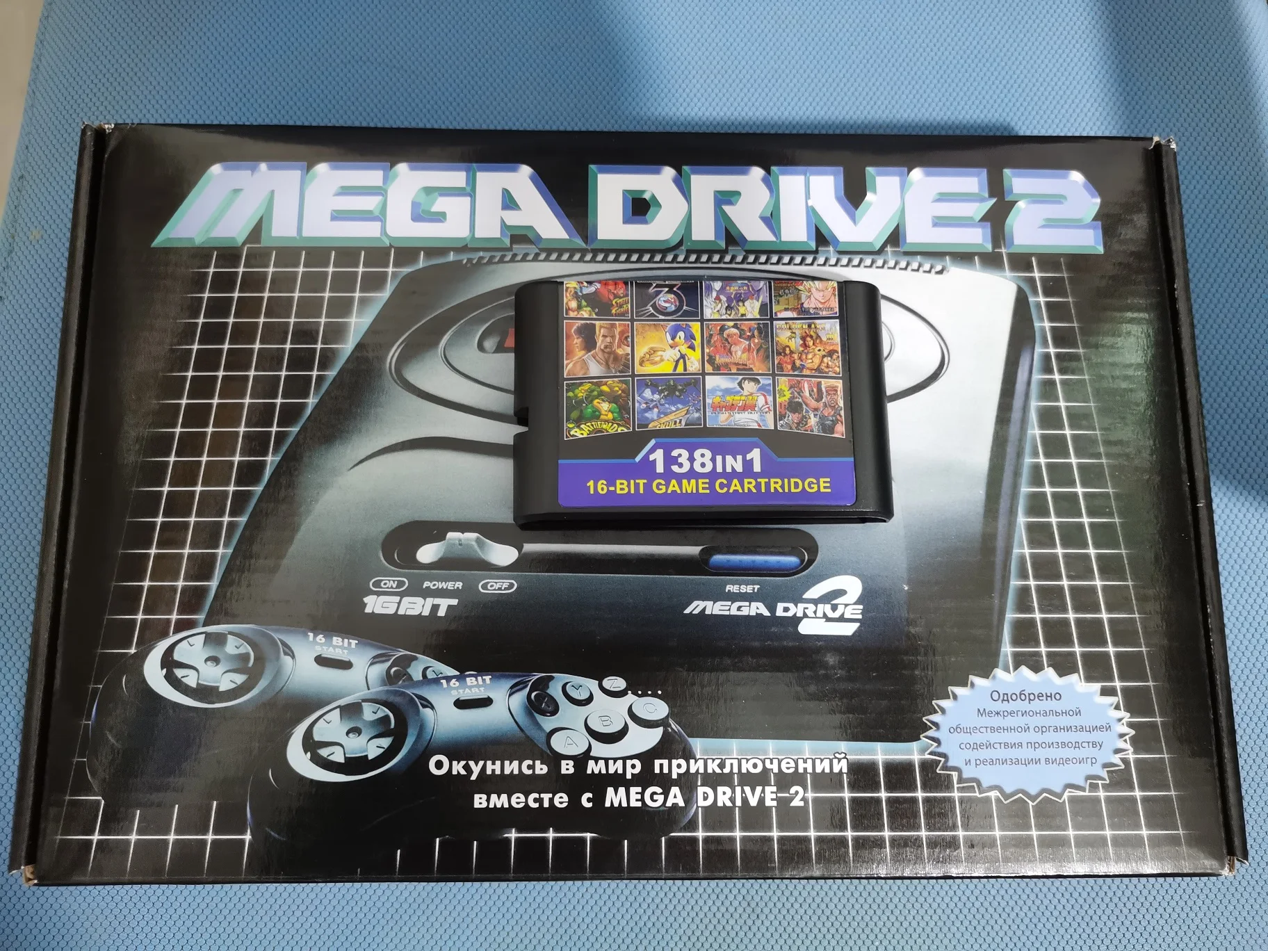 New Arrival 16-Bit SEGA MD2 Video Game Console with Original SEGA