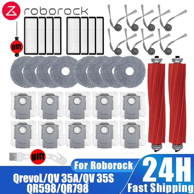 Roborock Qrevo L QV35A QV35S QR598 QR798 Parts, Main Side Br