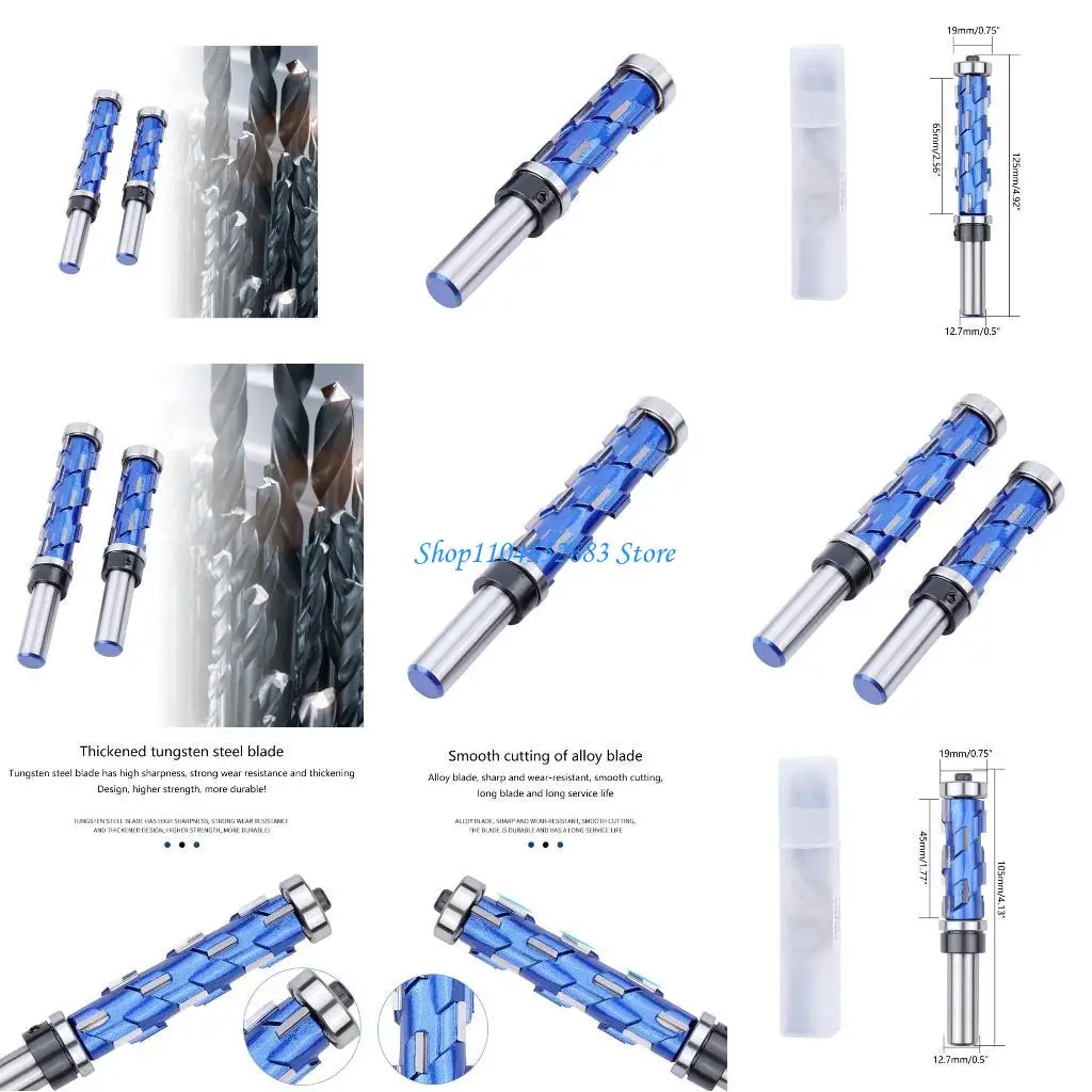 

Y6GD 12,7 мм хвостовик с двойным подшипником заподлицо, фреза, фреза для деревообработки, фреза по дереву, торцовая фреза,