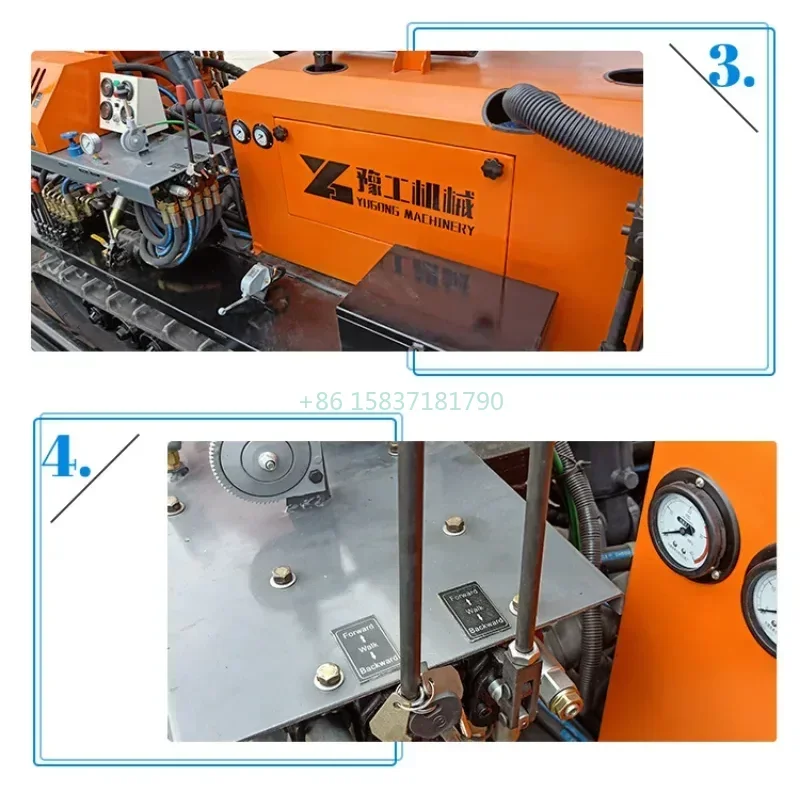 Hot Sale 100 Meter Drilling Rig Machine 200M Depth Full Hydraulic Drilling Rig Pneumatic Water Well Drill Rig Machine for US