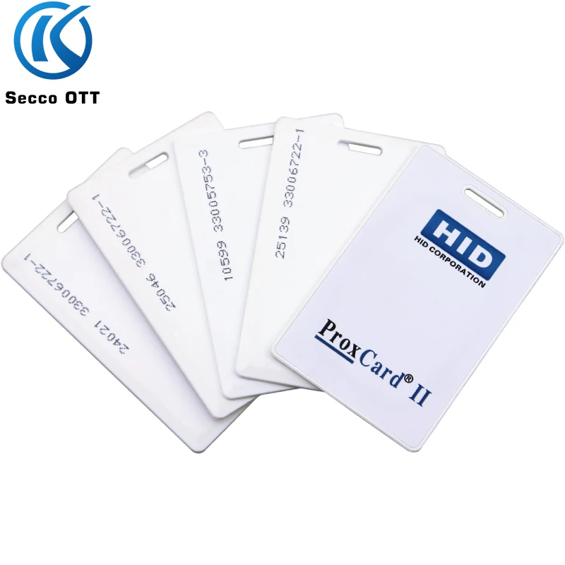 125Khz Rfid Card, 1326 Thick Card, HID Access Control Time And Attendance Card For Access Control Standard 26-bit Format