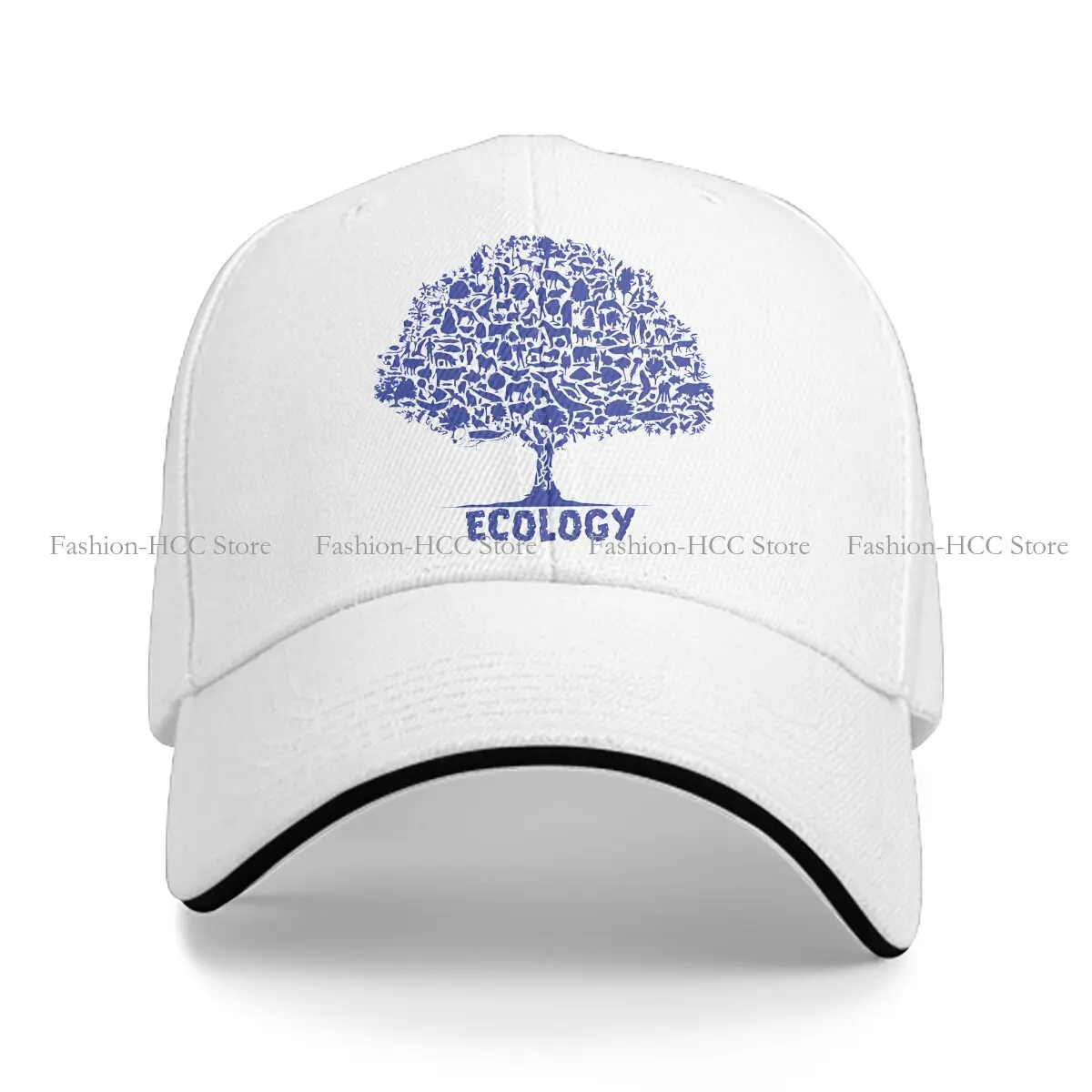 Pure Color Dad Hats Biodiversity Tree Ecology Hat Sun Visor Baseball Caps Environmental Protection and Technology Peaked Cap