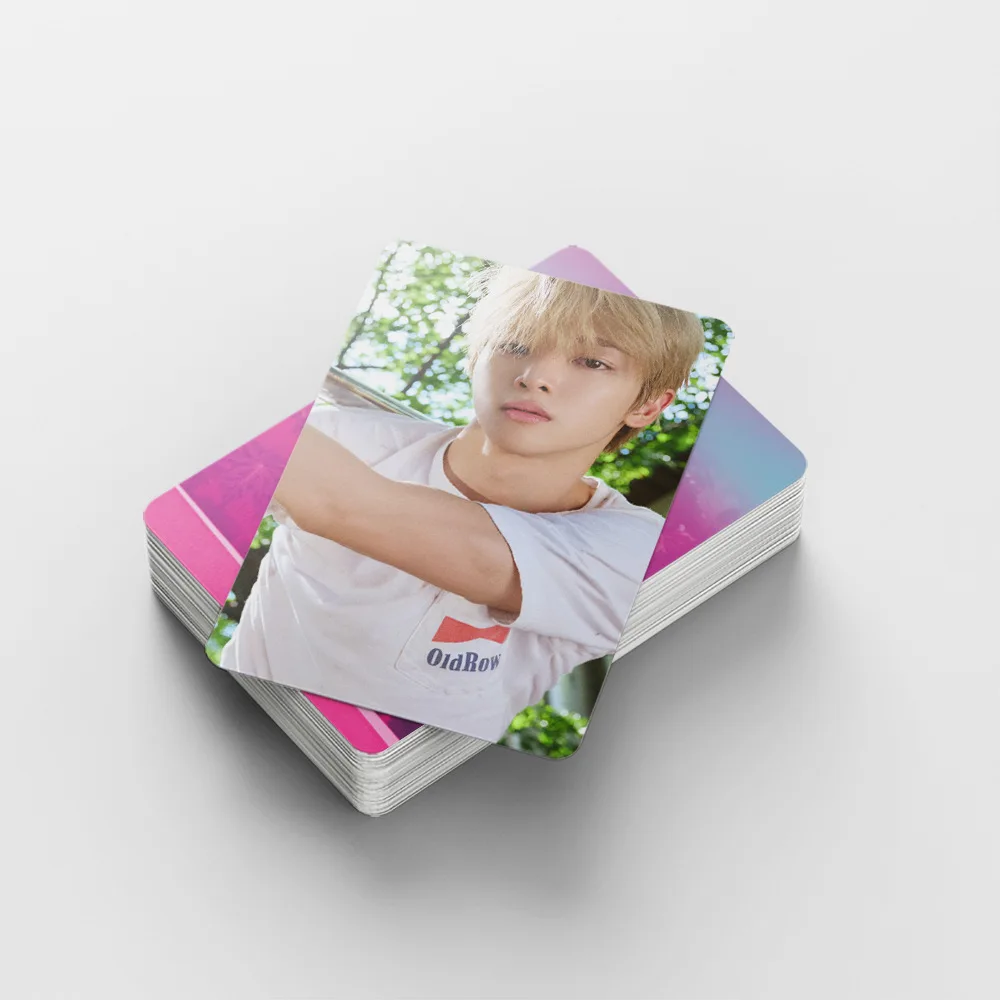92PCS/set New Albums Lomo Card Scrapbook Stickers Sunburst Photo Card Double-sided Greeting Card Fans Collection Postcards Gifts