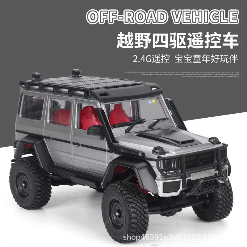 1/12 Mn86 Mn86s 2.4g Rc Car Four-Wheel Drive Climbing Off-Road Truck Vehicle Toy Assembly Version Simulate Car Toy Kids Gif