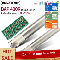 BAP400R milling cutter holder right angle milling cutter CNC boring bar carbide milling cutter is suitable for APMT1604 blade